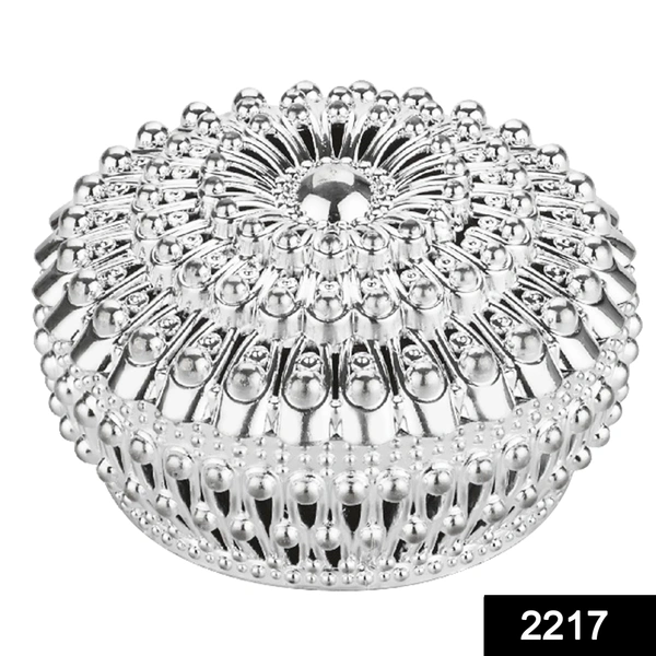 Shubh Luxmi 2217 Decorative Bowl with Lid for Candy Box, Dry Fruit Box
