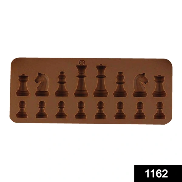 Shubh Luxmi 1162 Silicone Chocolate Chess Shaped Mould - 16 Cavity