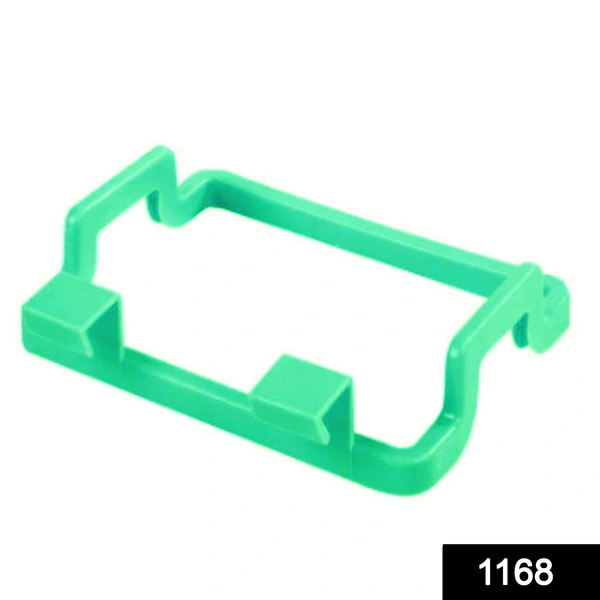 Shubh Luxmi 1168 Kitchen Plastic Garbage Bag Rack Holder ( Green Color )