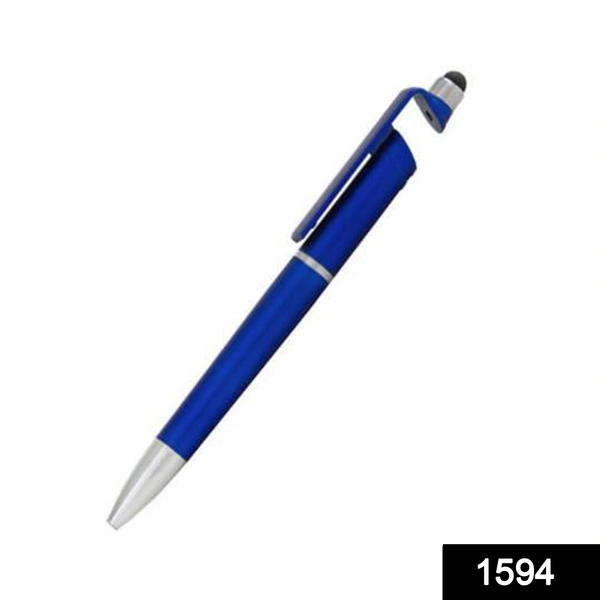 Shubh Luxmi 1594 3 in 1 Ballpoint Function Stylus Pen with Mobile Stand