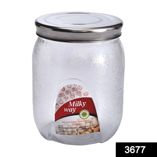 Shubh Luxmi 3677 Mason Jar with Airtight lids (2000 ml)