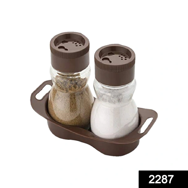 Shubh Luxmi 2287  Plastic Salt & Pepper Shakers/Masala Dabbi (Multicolour)