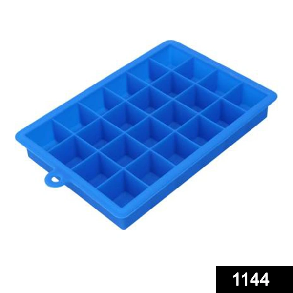 Shubh Luxmi 1144  Silicone Ice Cube Trays 24 Cavity Per Ice Tray [Multicolour]