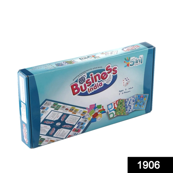 Shubh Luxmi 1906 Fun Filled Business Game with Plastic Money Coins for Young Businessmen