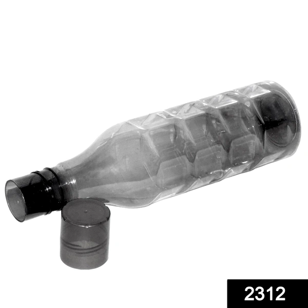 Shubh Luxmi 2312 Unbreakable & Leak-Proof Plastic Diamond Round Water Bottle (1100Ml)
