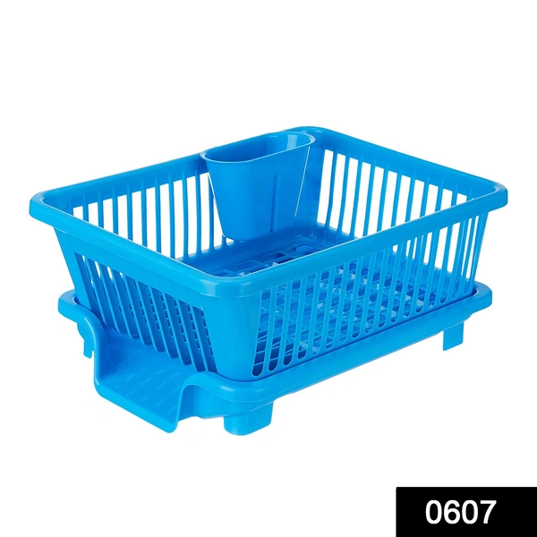 Shubh Luxmi 0607 Plastic Sink Dish Drainer Drying Rack