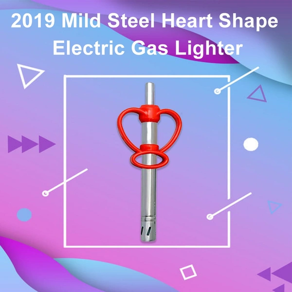 Shubh Luxmi 2019 Mild Steel Heart Shape Electric Gas Lighter