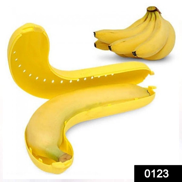 Shubh Luxmi 0123 Banana Case Lunch Box Yellow