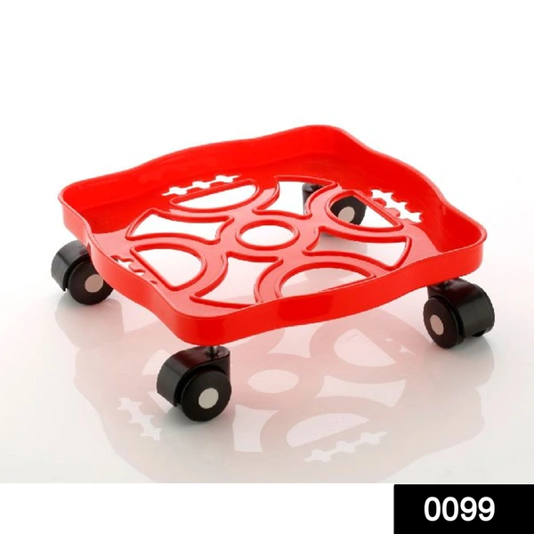 Shubh Luxmi 0099 Square Plastic Gas Cylinder Trolley