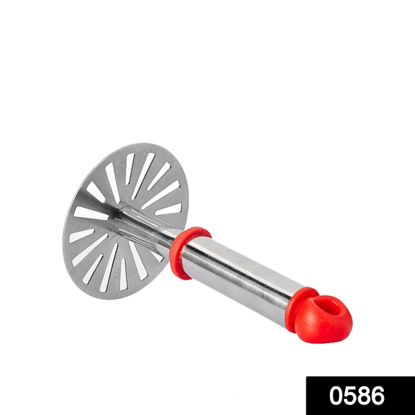 Shubh Luxmi 0586 Stainless Steel Potato Masher, PauBhaji Masher