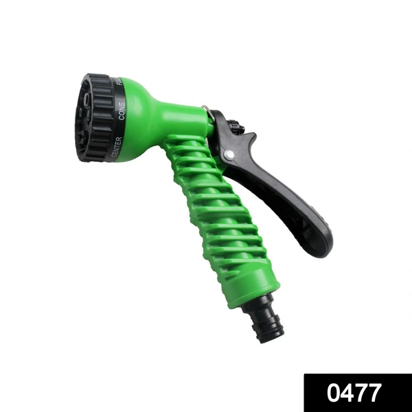 Shubh Luxmi 0477 Plastic Garden Hose Nozzle Water Spray Gun Connector Tap Adapter Set
