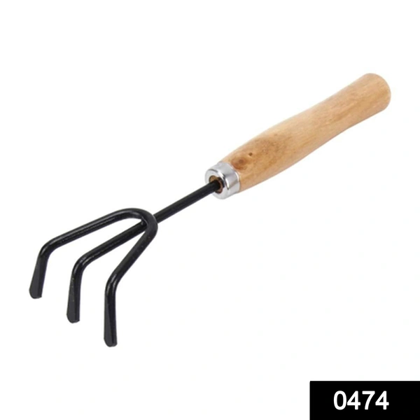 Shubh Luxmi 0474 Hand Cultivator (Steel, Black)