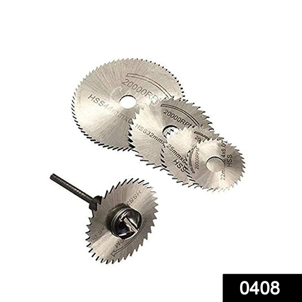 Shubh Luxmi 0408 -6pcs Metal HSS Circular Saw Blade Set Cutting Discs for Rotary Tool