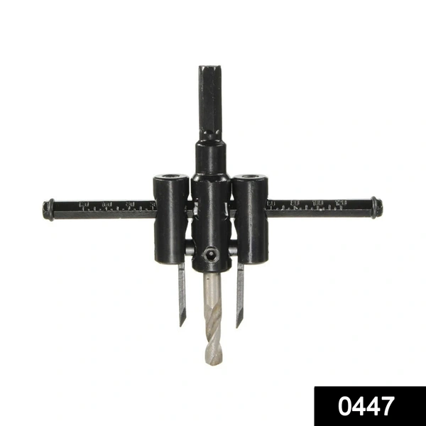 Shubh Luxmi 0447 Adjustable Circle Hole Saw Drill Bit Cutter