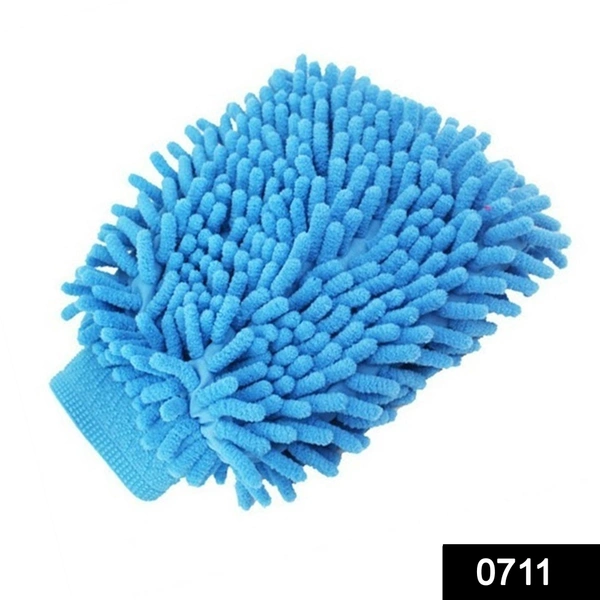 Shubh Luxmi 0711 Single sided microfiber hand glove duster (loose packing)