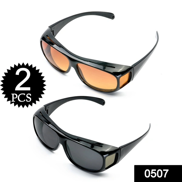 Shubh Luxmi 0507 Night HD Vision Driving Anti Glare Eyeglasses