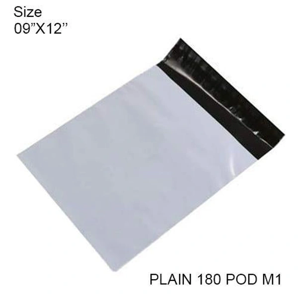 Shubh Luxmi 0902 Tamper Proof Courier Bags(09X12 PLAIN 180 POD M1) - 100 pcs