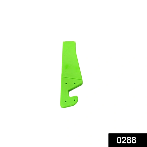 Shubh Luxmi 0288 Universal Phone Stand Foldable V Shape Mobile Mount Stand Holder Bracket (Random Color)