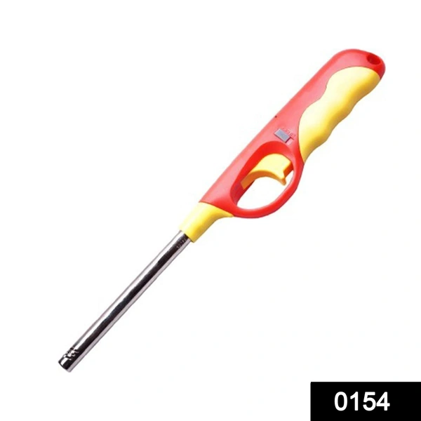 Shubh Luxmi 0154 Plastic Flame & Gas refillable Lighter (Multicolour)