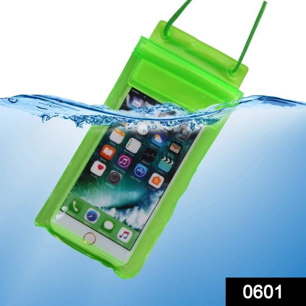 Shubh Luxmi 0601 Waterproof Mobile Pouch (6.2 inch , Random Colour)