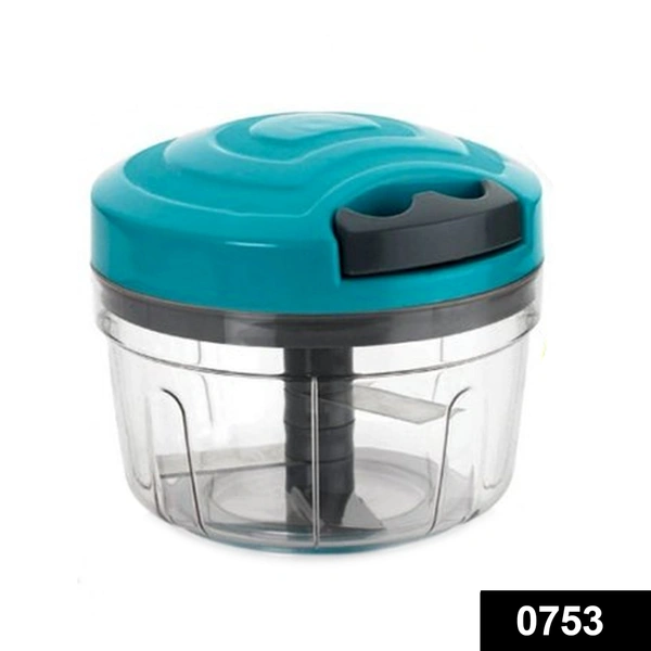Shubh Luxmi 0753_Manual Food Chopper, Compact & Powerful Hand Held Vegetable Chopper/Blender ( 350 ML )