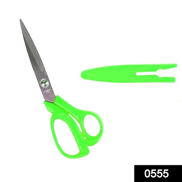 Shubh Luxmi 0555 stainless Steel Scissors with Cover 8inch