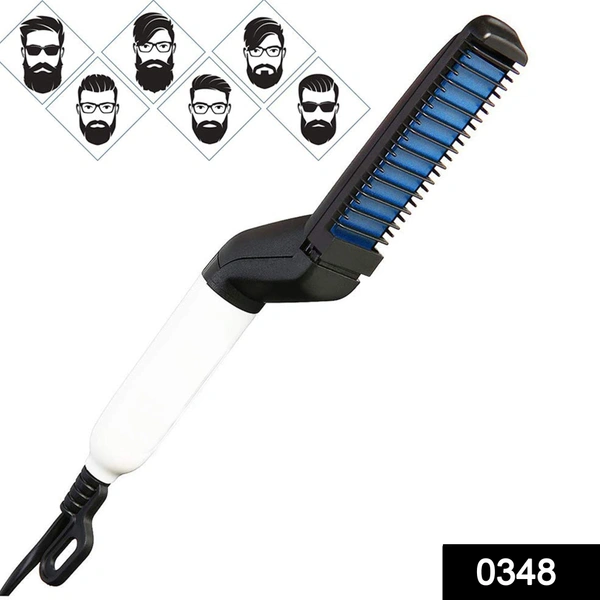 Shubh Luxmi 0348 Men's Beard and Hair Curling Straightener (Modelling Comb)