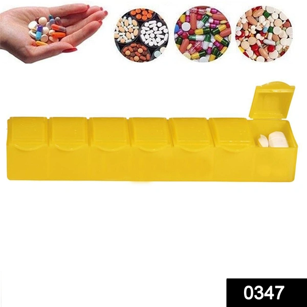 Shubh Luxmi 0347 -7 Days Pill Box with 7 Compartments - Covid 19