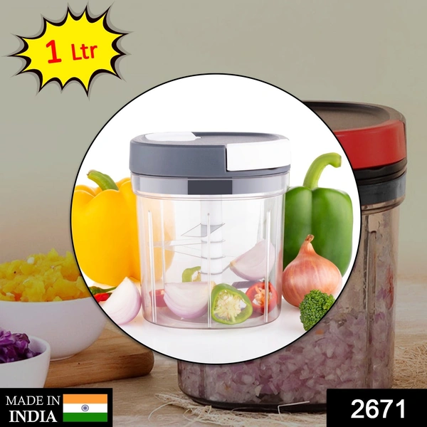 Shubh Luxmi 2671 Handy Chopper and Slicer Used Widely for chopping and Slicing of Fruits, Vegetables, Cheese Etc. Including All Kitchen Purposes. - multi coloured, 413