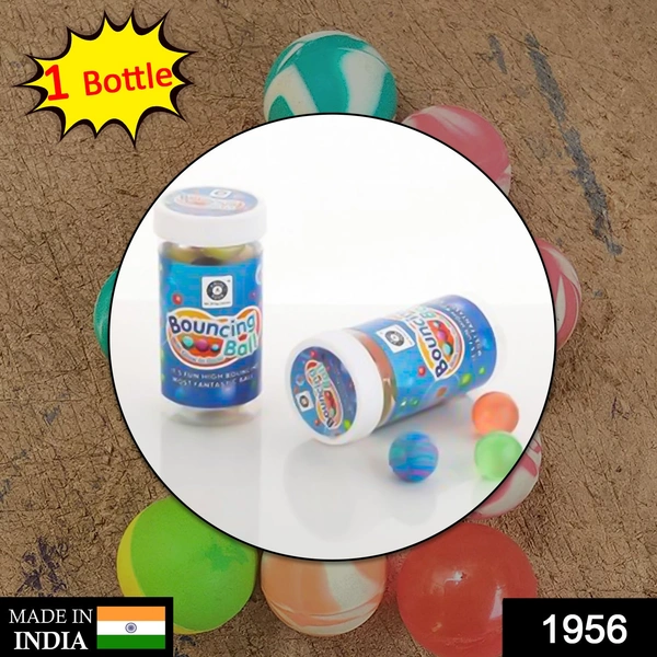 Shubh Luxmi 1956 Crazy Bouncy Jumping Balls Set of 14Pcs - multi coloured, 500