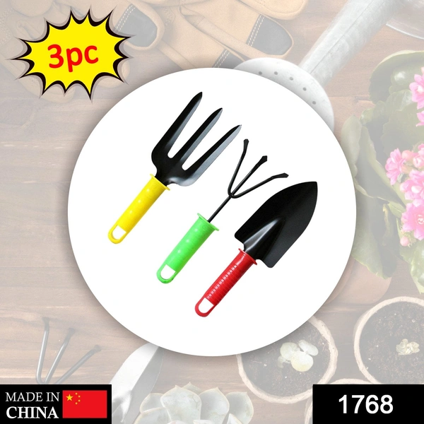 Shubh Luxmi 1768  Colorfull Garden Tool Set Set of 3Pc - multi coloured, 211