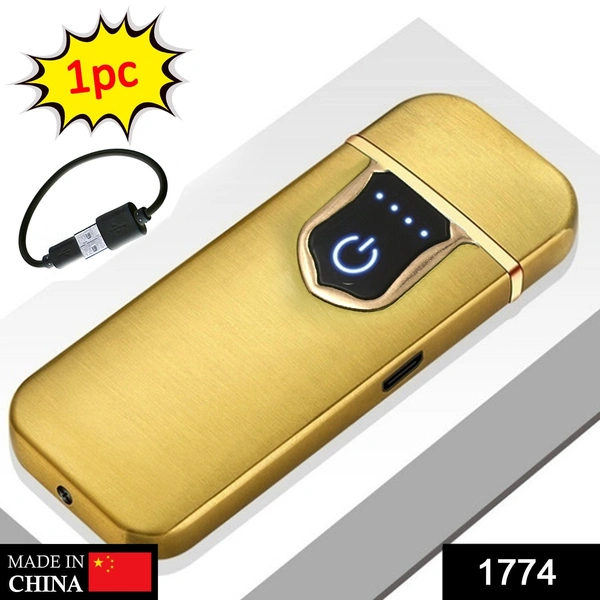 Shubh Luxmi 1774 Smart Finger Arc Lighter USB Rechargeable Lighter - multi coloured, 70