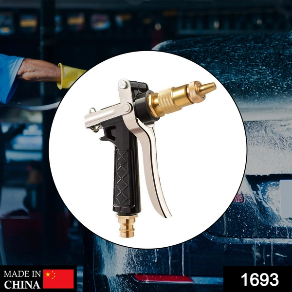 Shubh Luxmi 1693 Water Spray Gun Trigger High Pressure Water Spray Gun for Car/Bike/Plants - multi coloured, 282