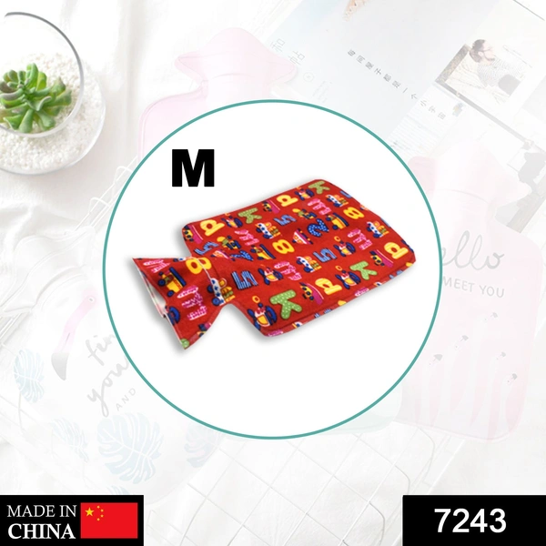 Shubh Luxmi 7243 Personal Care Rubber Hot Water Heating Pad Bag for Pain Relief (Medium) - multi coloured, 330