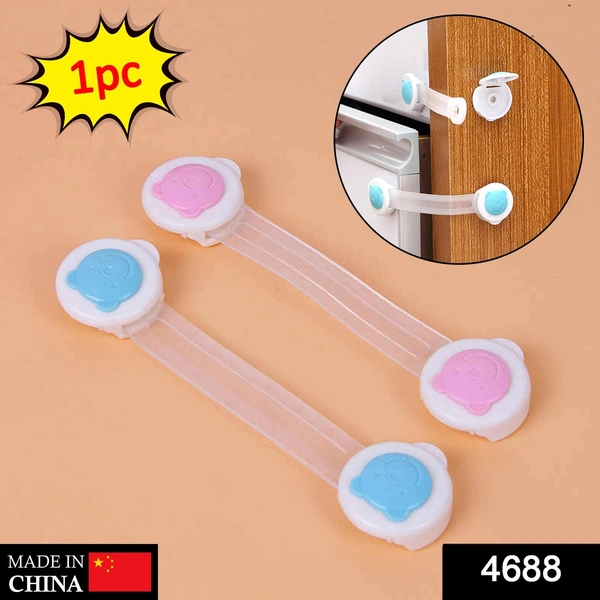 Shubh Luxmi 4688 Baby Proofing Child Safety Strap Locks (1Pc Only) - multi coloured, 36