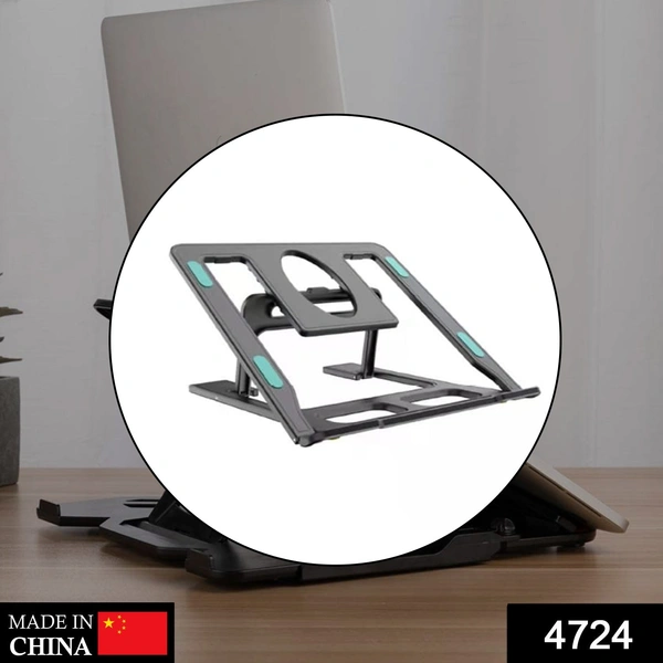 Shubh Luxmi 4724 Foldable & Adjustable Portable Laptop Stand for laptops - multi coloured, 240