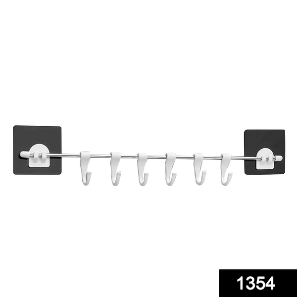 Shubh Luxmi 1354 Plastic Sticker Self Adhesive Multipurpose Hanger Hooks - multi coloured, 202