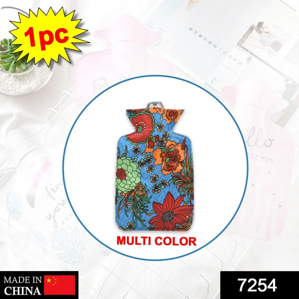 Shubh Luxmi 7254 Personal Care Rubber Hot Water Heating Pad Bag for Pain Relief - multi coloured, 228
