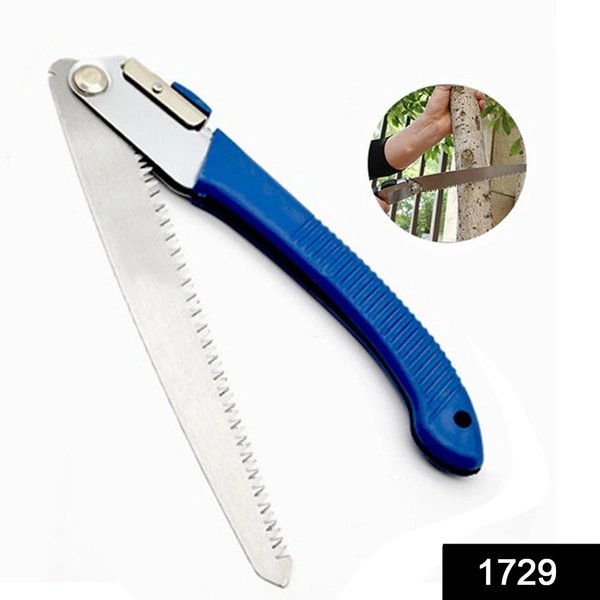 Shubh Luxmi 1729 Woodworking Folding Multi-purpose Gardening Saw Outdoor Logging Saw - multi coloured, 234