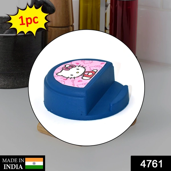 Shubh Luxmi 4761 Round Shape Mobile Stand Adjustable Mobile Cell Phone Desktop Holder - multi coloured, 644