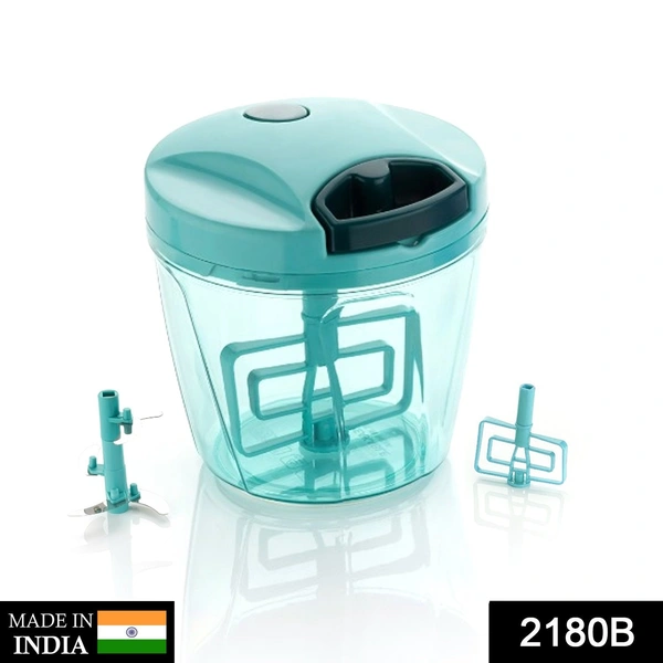Shubh Luxmi 2180B Compact & Powerful Hand Held Vegetable Chopper (950 ml) - multi coloured, 685
