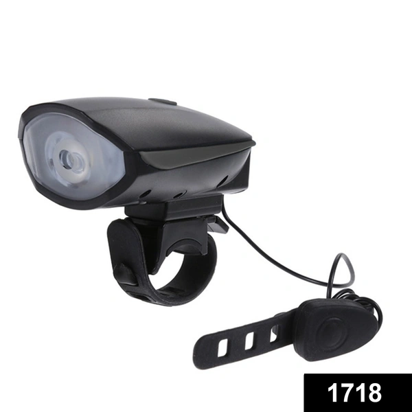 Shubh Luxmi 1718 Bicycle Horn with LED Light Work On Battery - multi coloured, 125
