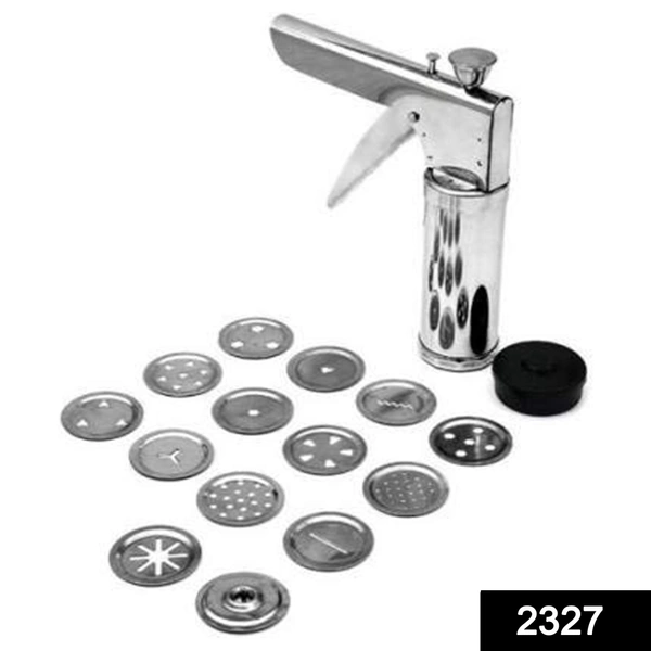 Shubh Luxmi 2327 15 in 1 Stainless Steel Kitchen Press with Different Parts - multi coloured, 605