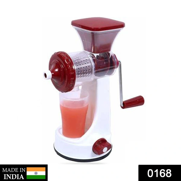 Shubh Luxmi 0168 Manual Fruit Vegetable Juicer with Juice Cup and Waste Collector - multi coloured, 1395