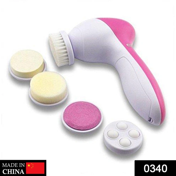 Shubh Luxmi 0340 -5-in-1 Smoothing Body & Facial Massager (Pink) - multi coloured, 171