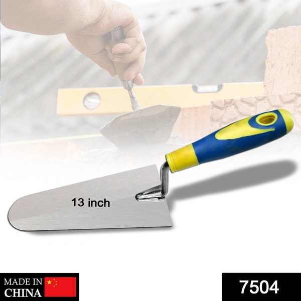 Shubh Luxmi 7504 Round Professional Render Plastering Trowel, Smooth Trowel 13 Inch - multi coloured, 816