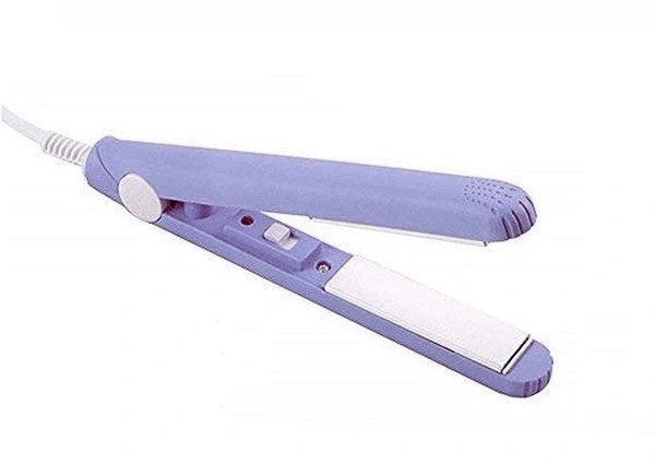 Shubh Luxmi 1215 Mini Portable Electronic Hair Straightener and Curler - multi coloured, 151