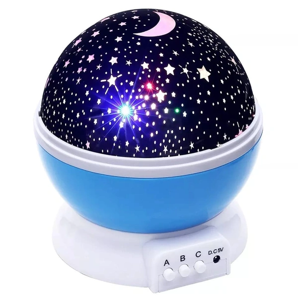 Shubh Luxmi 1234 Colour Changing Good Night Star Master Rotating Projection Night Lamp - multi coloured, 500