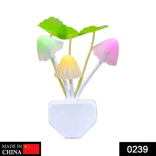Shubh Luxmi 0239 Night Light Mushroom Lamp (Colorful) - multi coloured, 66