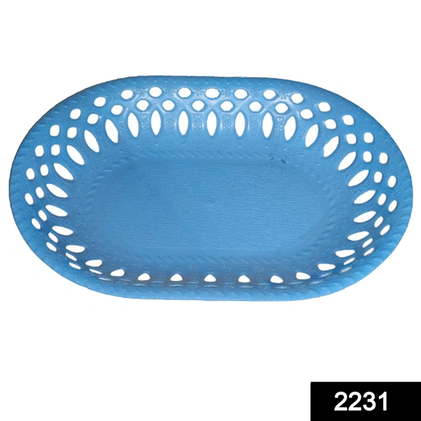 Shubh Luxmi 2231 Plastic Serving Trays - multi coloured, 714